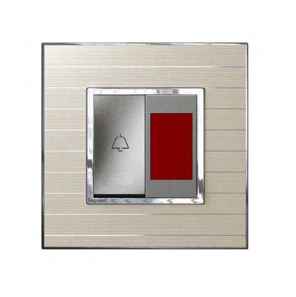 Mặt che kính sọc vàng Arteor – 2 module – 576121