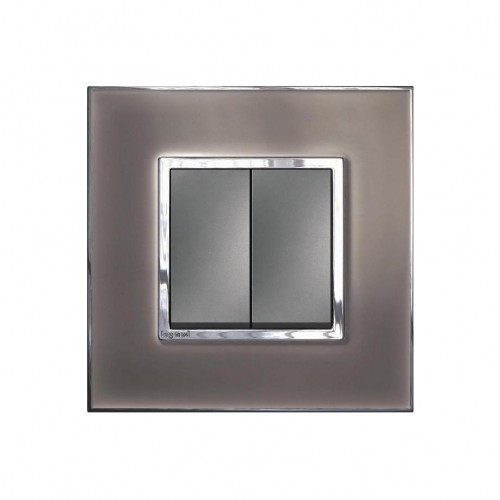 Mặt che kính xám Arteor – 2 module – 576125