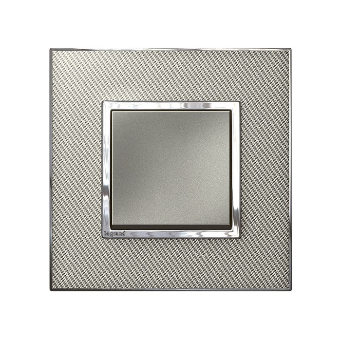 Mặt che sợi inox xoắn Arteor – 2 module – 576127