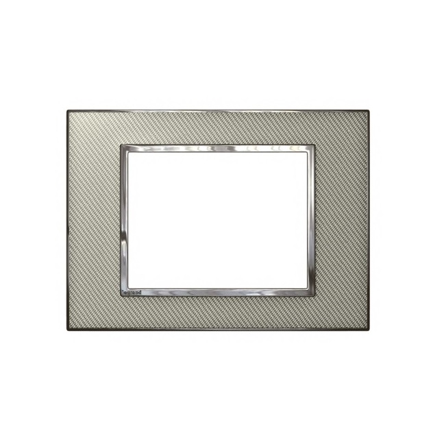Mặt che sợi inox xoắn Arteor – 3 module – 576457