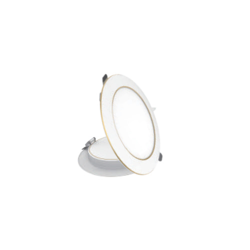Đèn Led âm trần siêu mỏng thân nhôm Megaman MQTL1250 DCS 7W viền vàng