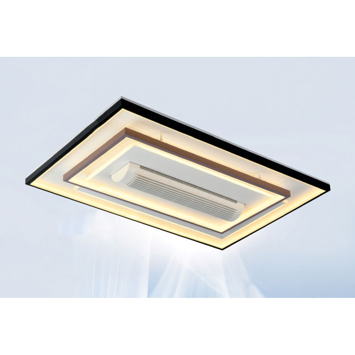 Đèn quạt không cánh ốp trần Euroto L1100*W700*H150