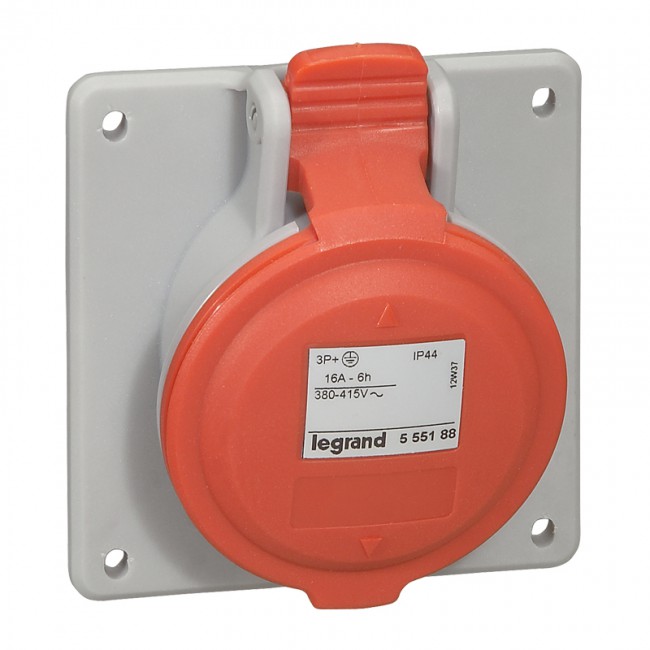 Ổ cắm công nghiệp Legrand gắn âm IP44 3P+E