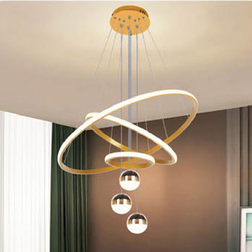 Đèn thả trang trí Andora Ø200 + 400 + 600 x H1100 - LED 3 CĐ