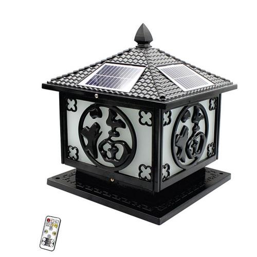 Đèn trụ cổng NLMT Sano SOLAR 5700 3 màu đúc nhôm