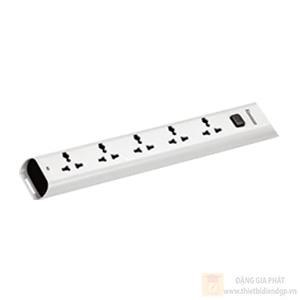 Ổ cắm kéo dài loại 05 ổ cắm 3 chấu dây đồng 2*1.25mm², Max. 250V, công suất 3.250W - 13A