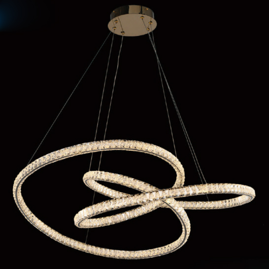 Đèn treo pha lê Slister Ø850*700mm - LED 97W - 3 CĐ