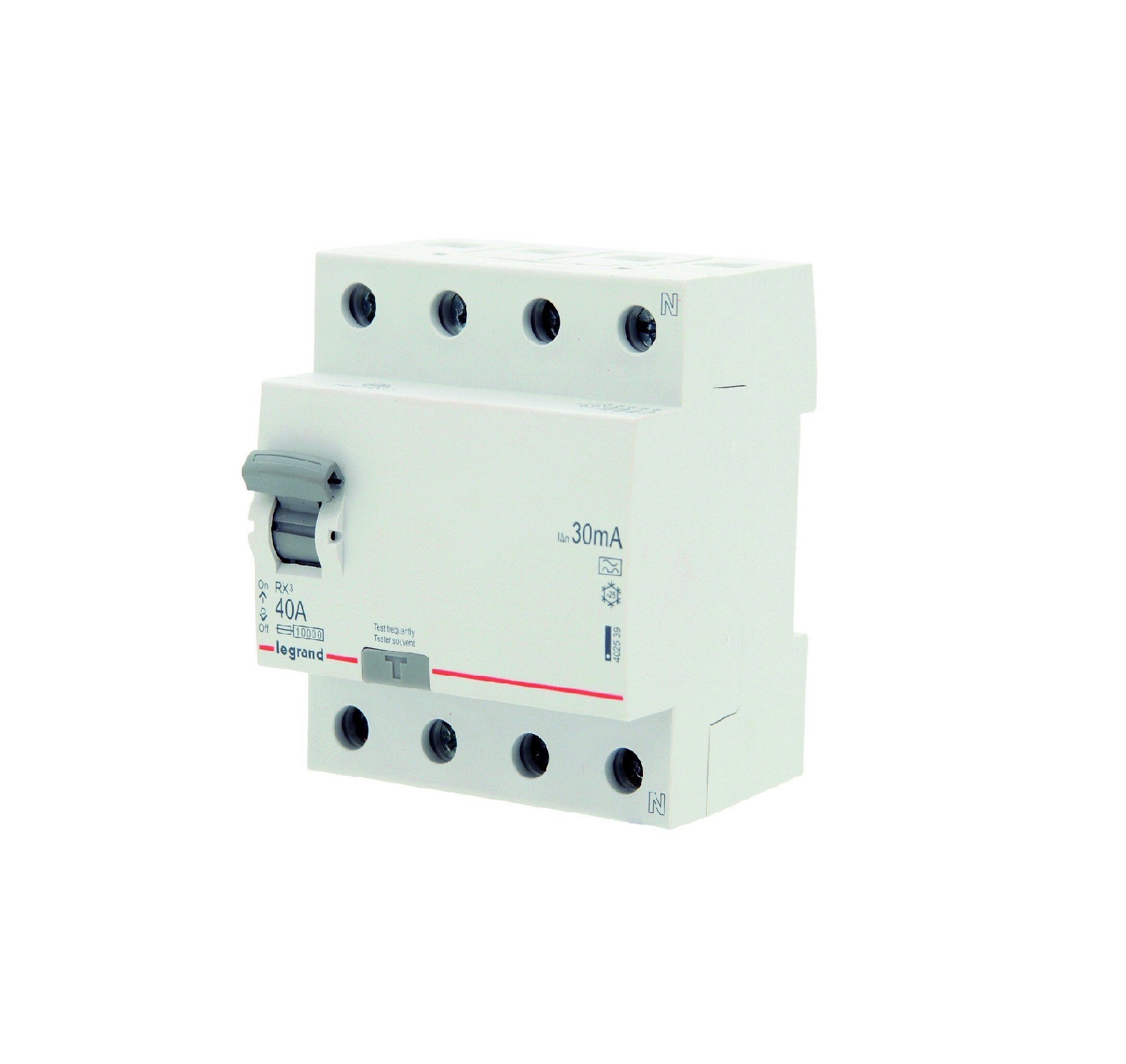 RCD 4P 25A 30mA RX3 Legrand
