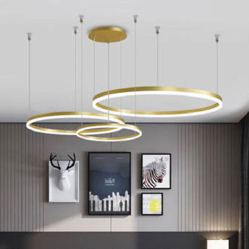 Đèn thả trang trí Andora Ø400 + 600 + 800 x H1000 - LED 3 CĐ + Remote