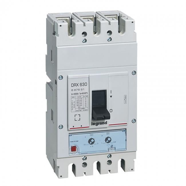 MCCB DRX 36kA - DRX 630 - TM/adj, 4, Icu (kA at 415V) = 36
