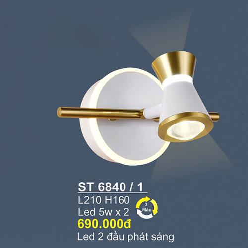 Đèn gương Led Sano ánh sáng 3 màu 5Wx2 ST 6840/1