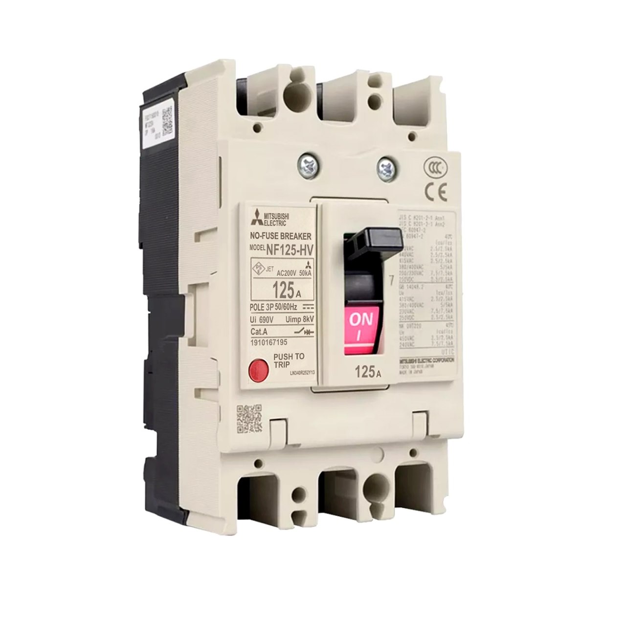 MCCB 3P Mitsubishi NF125-HV 50kA
