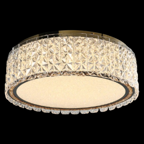 Đèn mâm pha lê Slister Ø600mm - LED 128W - 3 CĐ