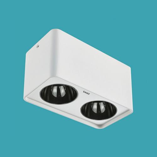 Đèn ốp nổi vuông Led 12W x 2 - 6000K - 4000K - Ø202*L108*H110