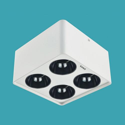 Đèn ốp nổi vuông Led 12W x 4 - 6000K - 4000K - Ø202*L202*H110