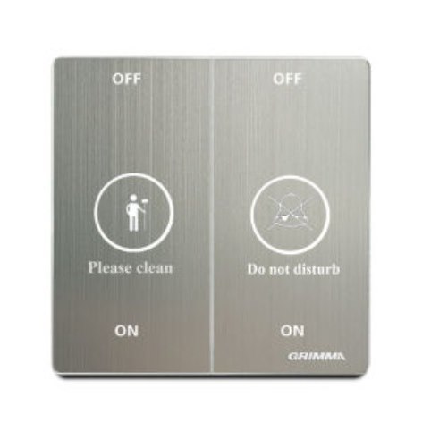 Bộ công tắc đôi dùng cho chuông báo "Đừng làm phiền" GRIMMA G52K22DB