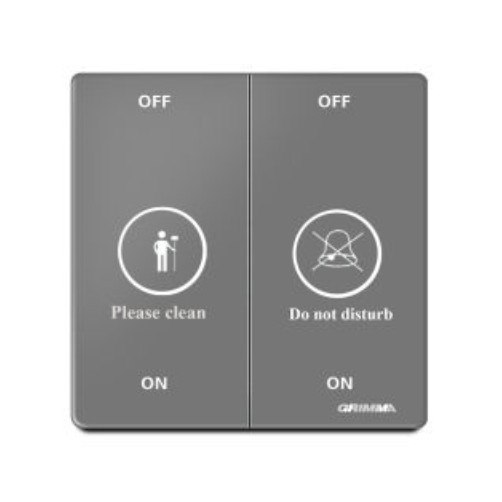 Bộ công tắc đôi dùng cho chuông báo "Đừng làm phiền" GRIMMA G60K22DB