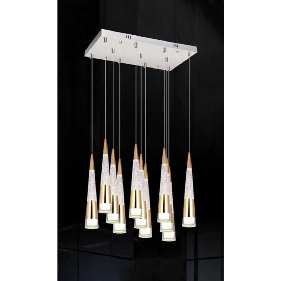 Đèn thả pha lê Andora L500*W250*H1200 - LED 3000K