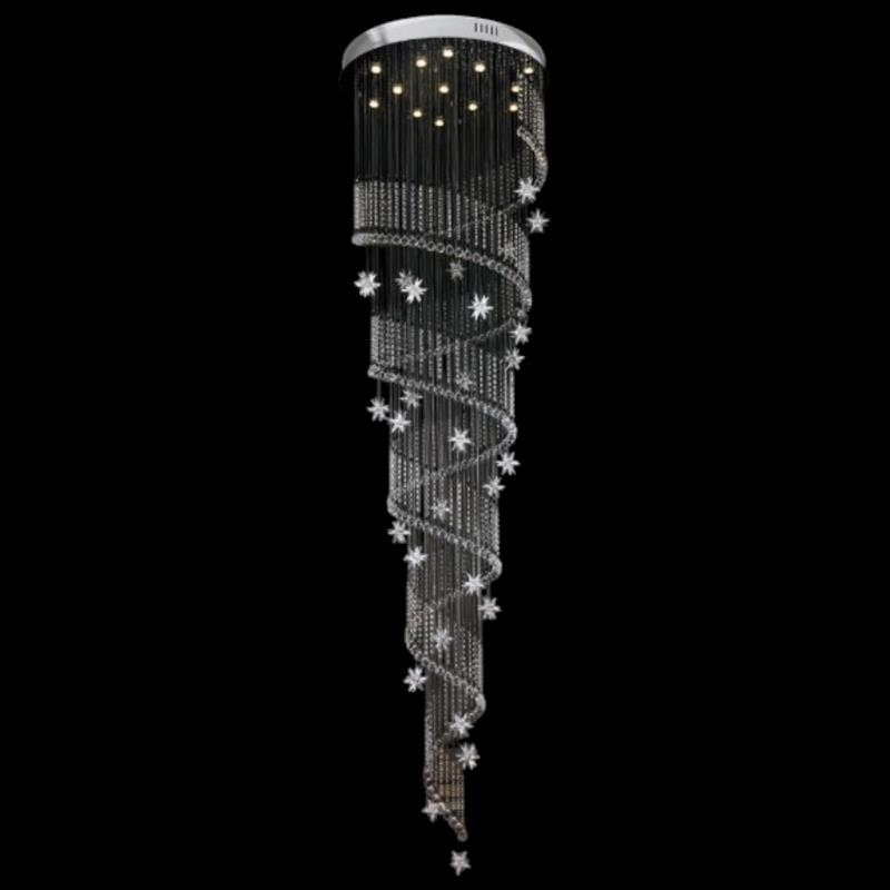 Đèn treo pha lê Slister Ø800*H4000mm - GU10 5W*13