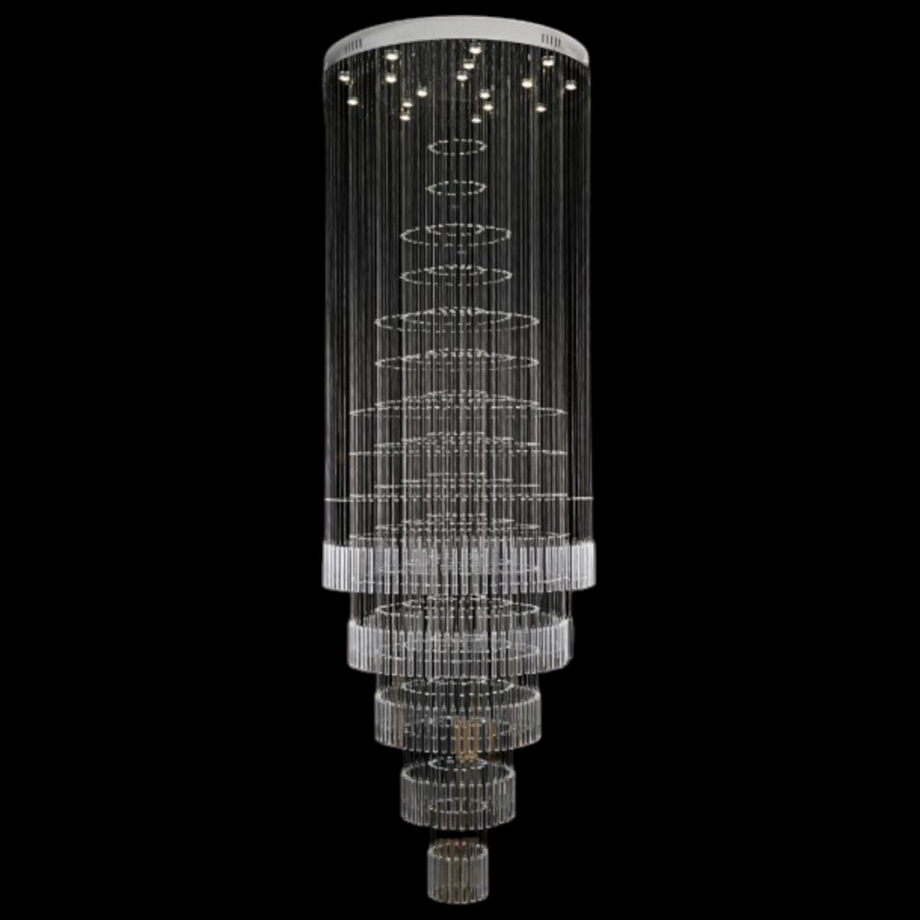Đèn treo pha lê Slister Ø1000*H3000mm - GU10 5W*17