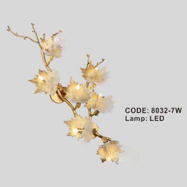 Đèn Tường Led Hình Lá 8032-7W