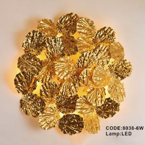 Đèn Tường Led Hình Lá 8038-6W