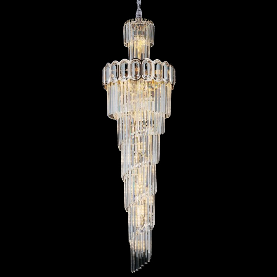 Đèn chùm pha lê Slister Ø550*H1900mm - LED 3 CĐ + E14