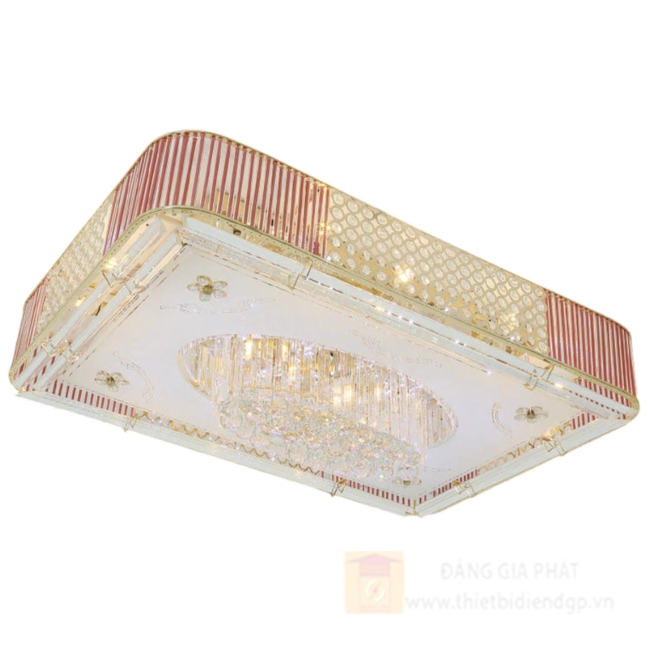 Đèn mâm pha lê Slister 1000*700*H280mm - LED