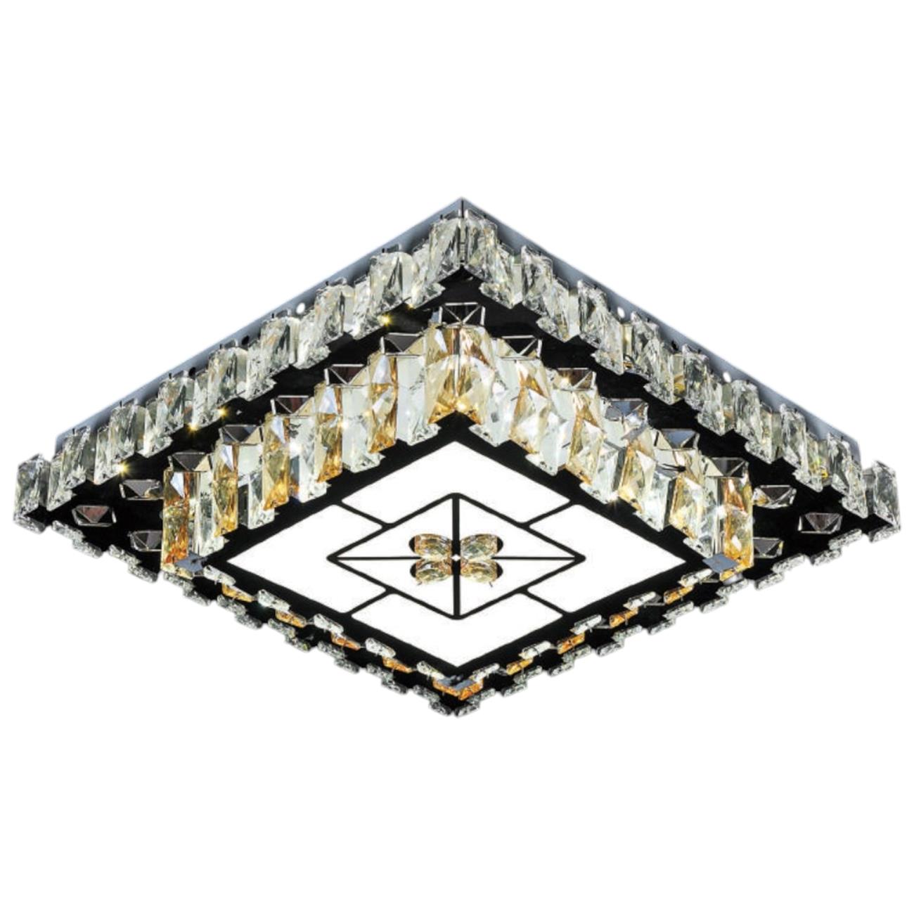 Đèn mâm pha lê Slister 600*600mm - LED 160W - 3 CĐ