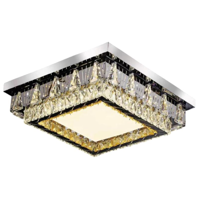 Đèn mâm pha lê Slister 600*600 - LED 160W - 3 CĐ