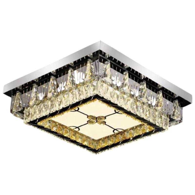 Đèn mâm pha lê Slister 600*600 - LED 160W - 3 CĐ