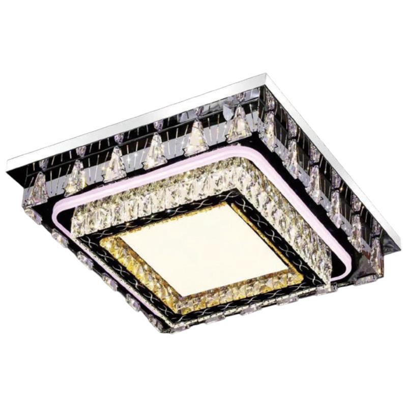 Đèn mâm pha lê Slister 600*600 - LED 215W - 3 CĐ