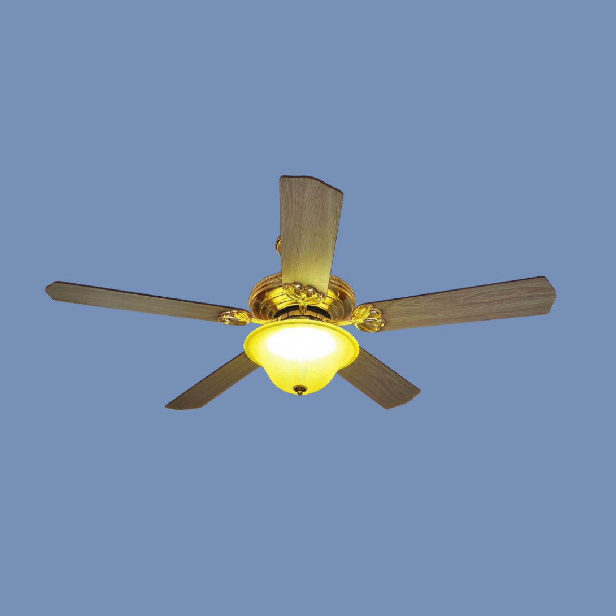 Quạt trần đèn 5 cánh gỗ Klasse 52KSP 505YD