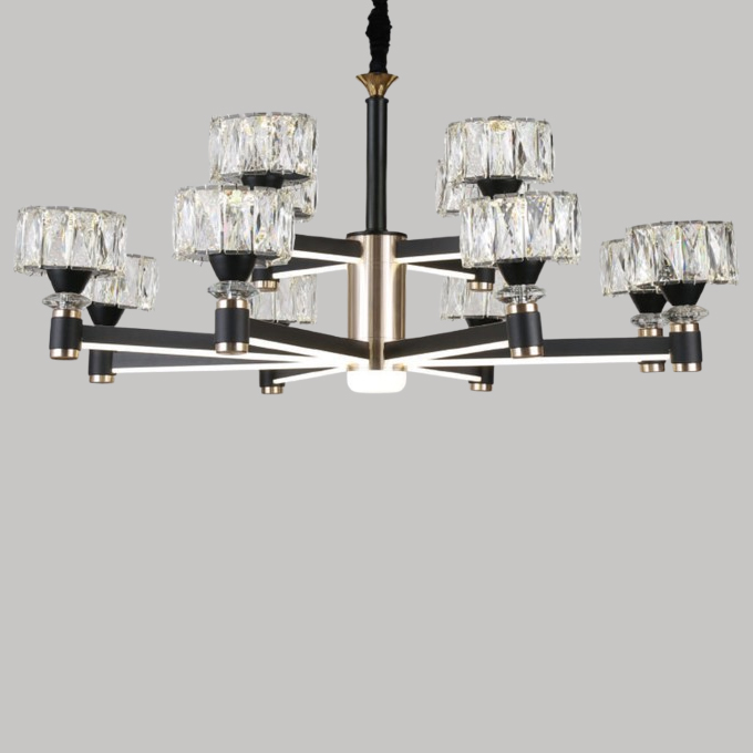 Đèn chùm trang trí Slister Ø920*H430mm - LED 3 CĐ