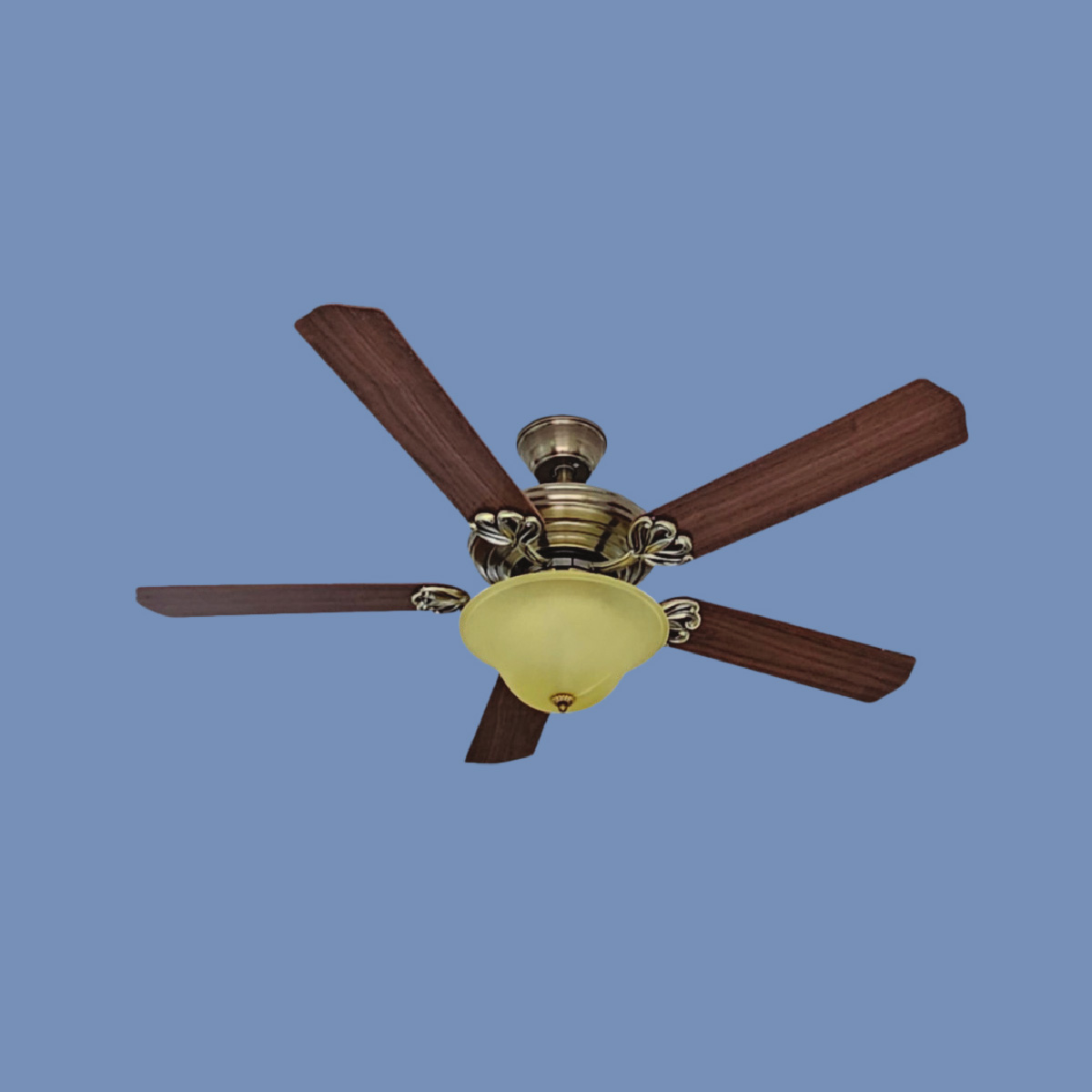 Quạt trần đèn 5 cánh gỗ Klasse 52KSP 505RD