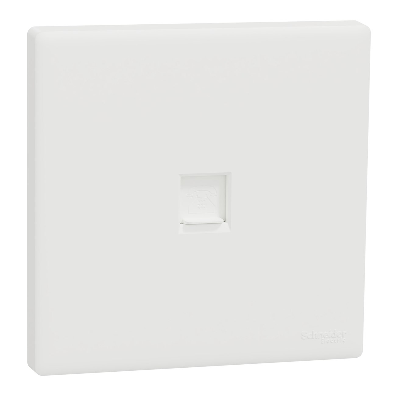 Bộ ổ cắm mạng cat6 đơn Schneider KBN31RJ6_WE