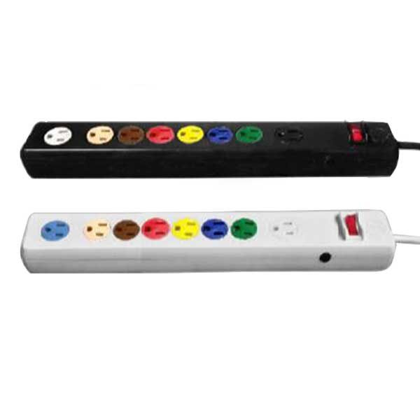 Ổ cắm kéo dài tiêu chuẩn Mỹ-Nhật, 8 ổ cắm 3 mét LiOa 8UC