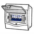 Tủ điện mặt nhựa bóng, đế nhựa chứa 5-8 Module
