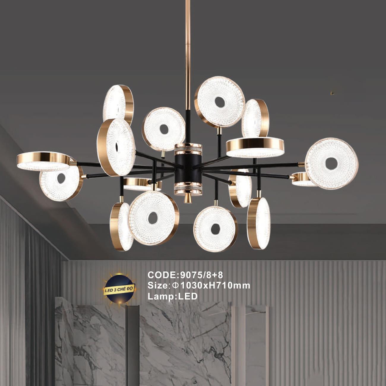 Đèn chùm trang trí Slister Ø1030*H710mm - LED 3 CĐ
