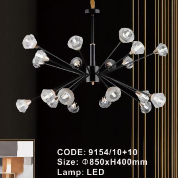 Đèn chùm led bóng tròn Ø850*H400 mm