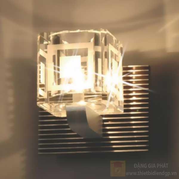 Đèn vách led 1*3W, size: W11*H10.5cm, có bóng LED