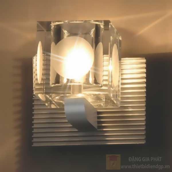 Đèn vách led 1*3W, size: W11*H10.5cm, có bóng LED