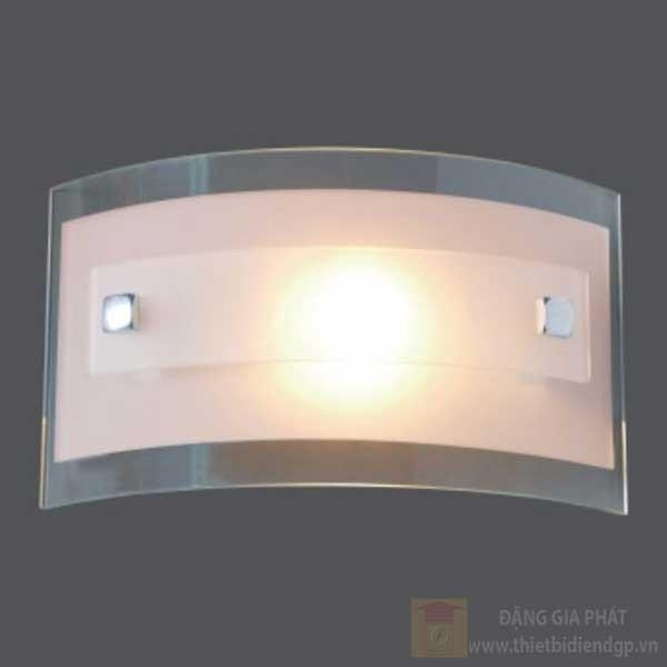 Đèn vách có bóng compact, size: W26*H15cm