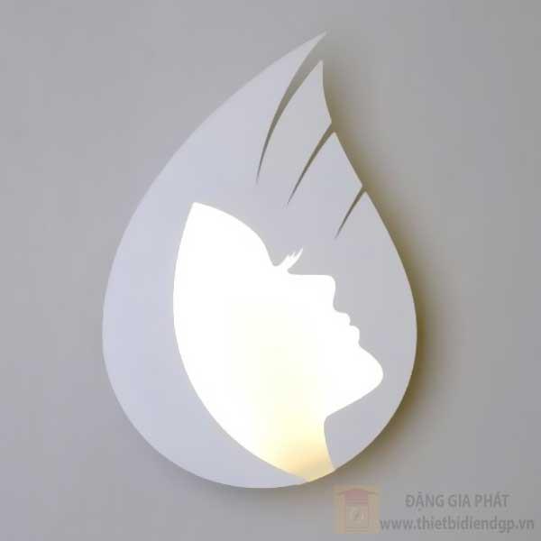Đèn vách có bóng led 15W, size: W21*H30cm