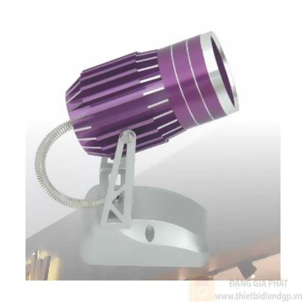 Đèn chiếu điểm vỏ tím, size: H13cm