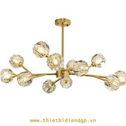 Đèn chùm trang trí - Size 1000*H435 - 18 tay