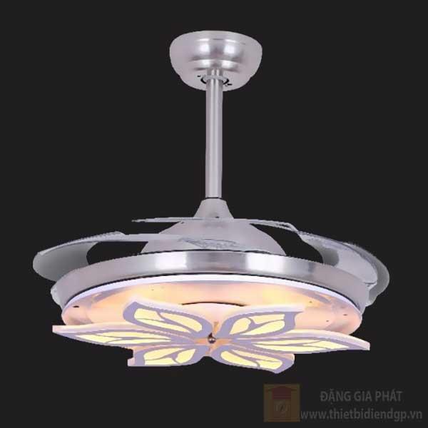 Quạt đèn led 36W, Ø50-110*H50cm, 3 màu ánh sáng