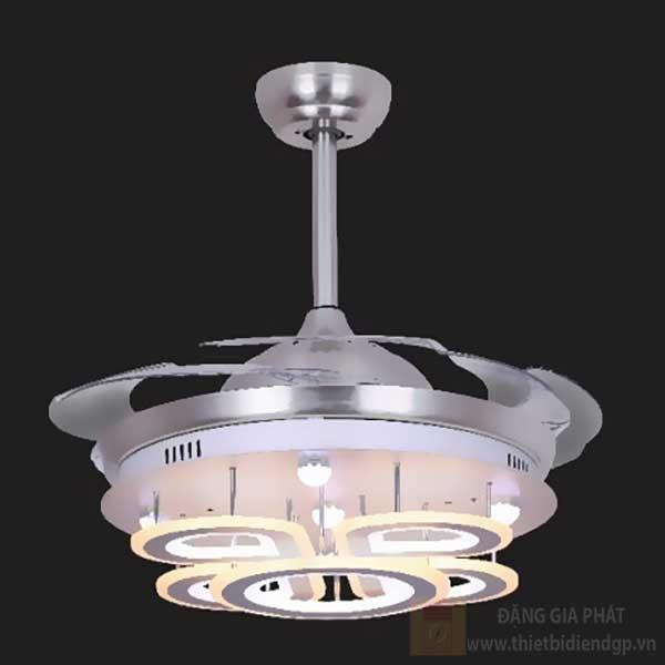 Quạt đèn led 36W, Ø48-110*H50cm, 3 màu ánh sáng