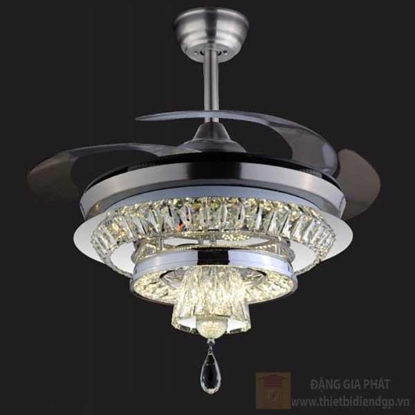Quạt đèn led 99W, Ø50-110*H75cm, 3 màu ánh sáng
