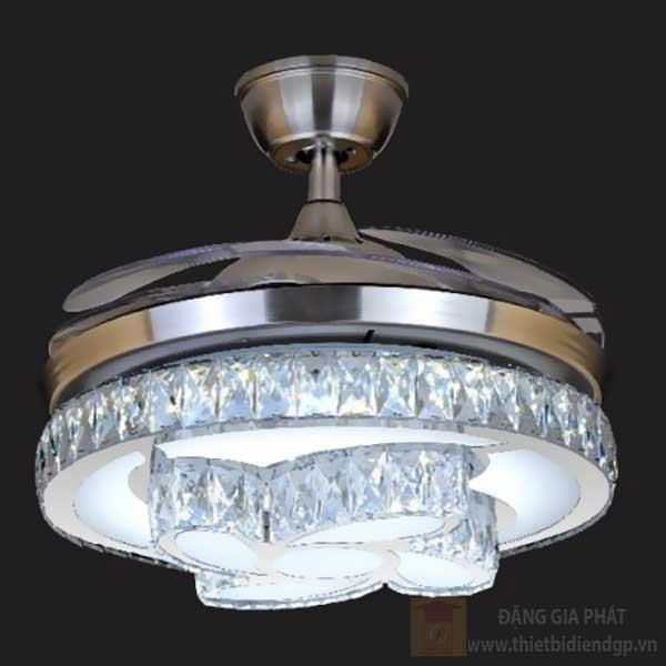 Quạt đèn led 36W, Ø50-110*H50cm, 3 màu ánh sáng